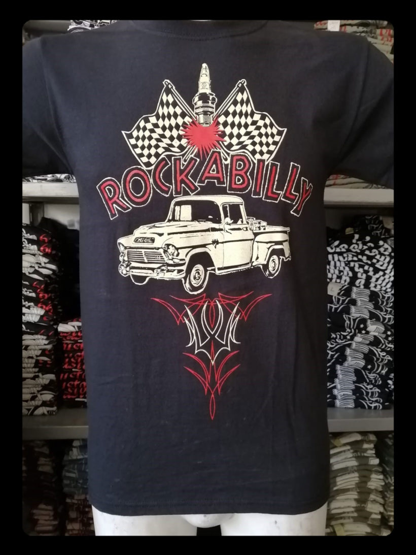 Rockabilly Chevy Black (man) – Built for speed